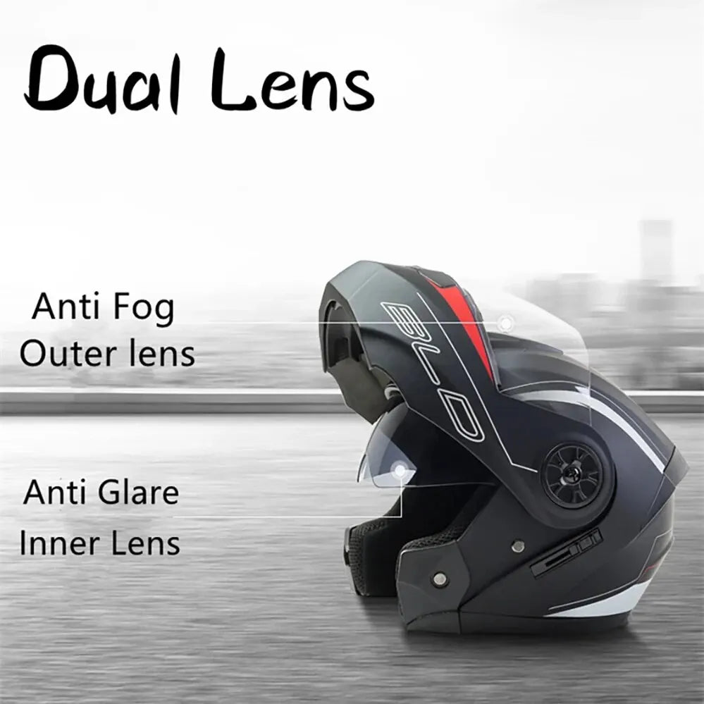 DOT full flip up motorcycle helmet
