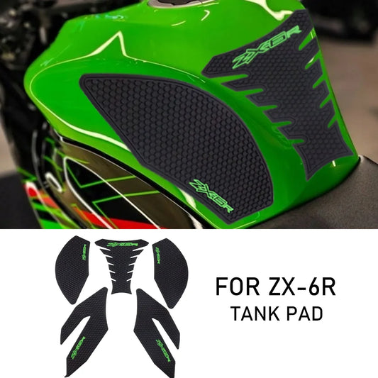 for KAWASAKI NINJA ZX6R Fuel Tank Pad ZX-6R Knee Grip Decals ZX 6R 2019 - 2023 Oil Anti-slip Sticker