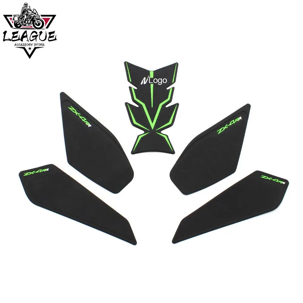 For Kawasaki ZX4RR ZX4R  ZX-4R ZX-4RR Motorcycle Tank Pad Protector Sticker Decal Side Stickers