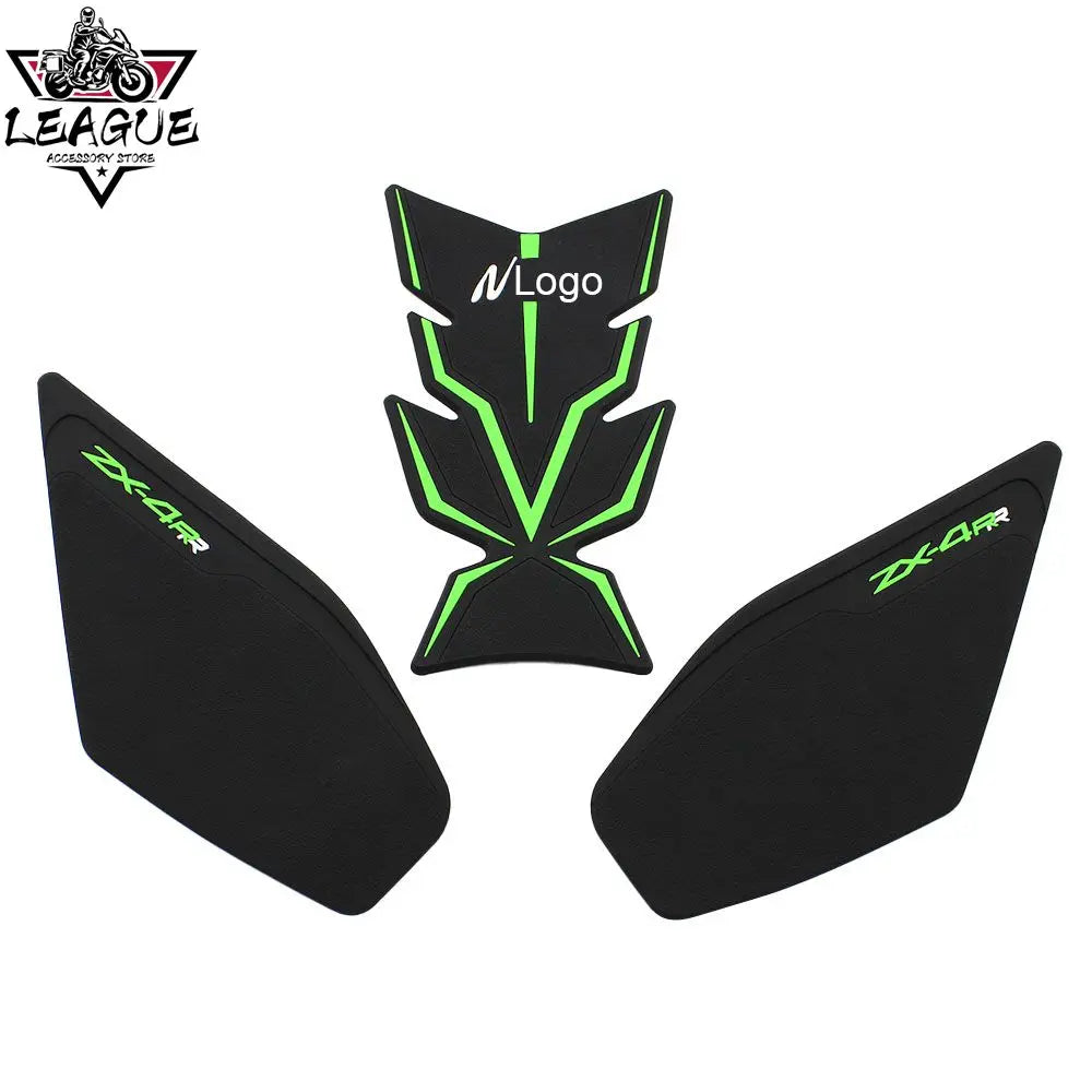 For Kawasaki ZX4RR ZX4R  ZX-4R ZX-4RR Motorcycle Tank Pad Protector Sticker Decal Side Stickers