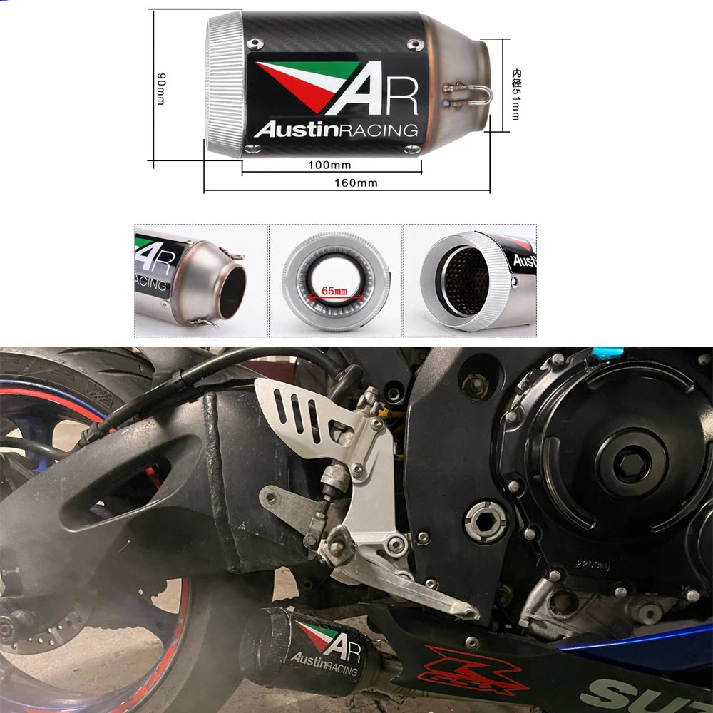 Austin Racing Exhaust pipe 51mm