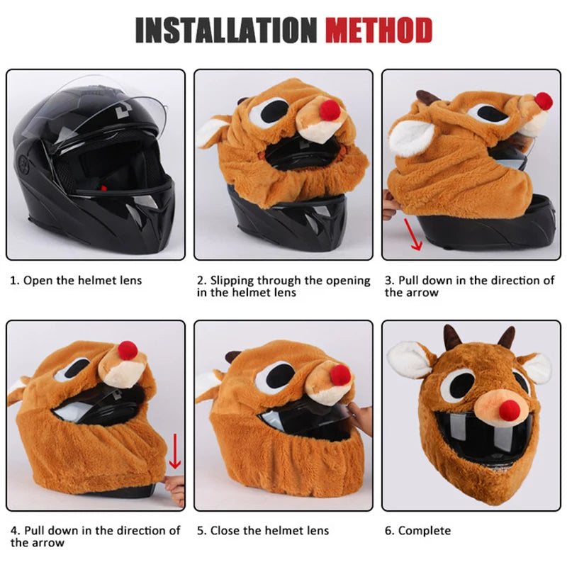 Halloween Specials Fluffy Helmet Covers